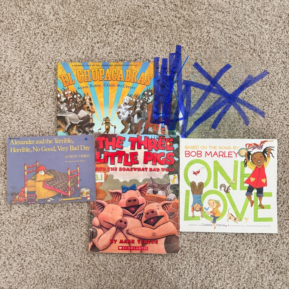 Lot of 4 Kids Books